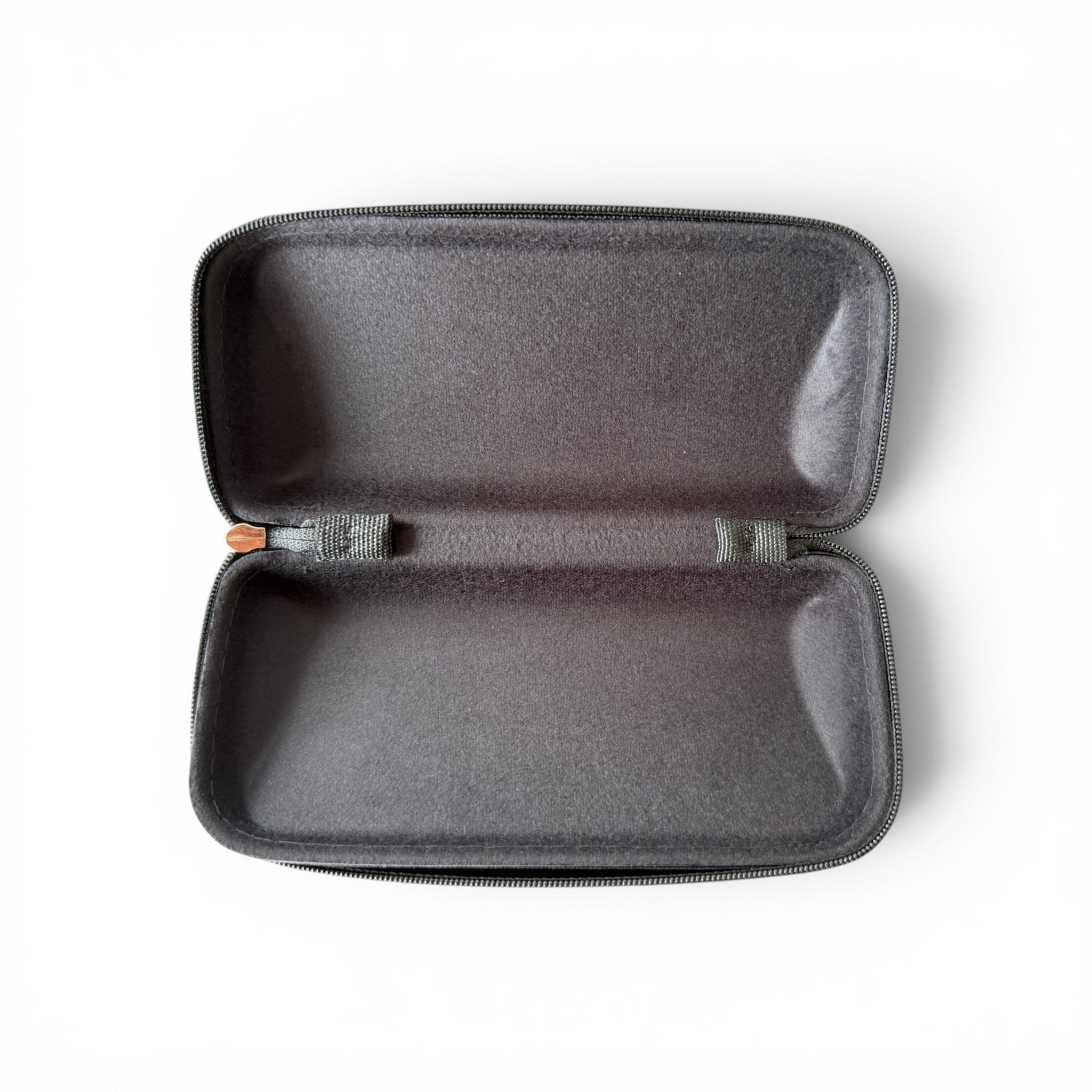 Hard Shell Sunglasses Zipper Case - Black